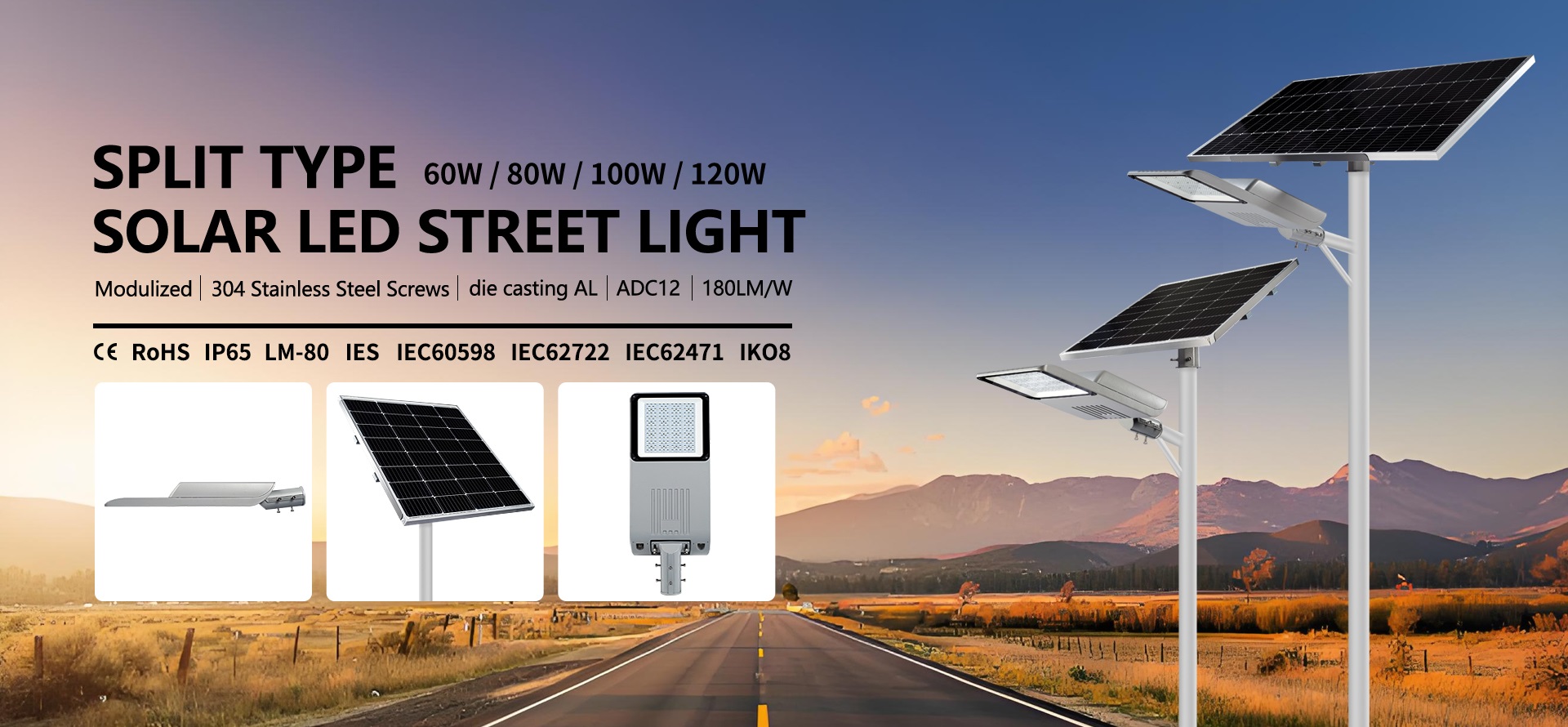 LFT Split Solar Street Light